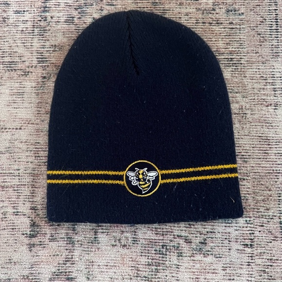 Other - Navy Blue Beanie with Yellow Stripe RCTC Yellowjackets